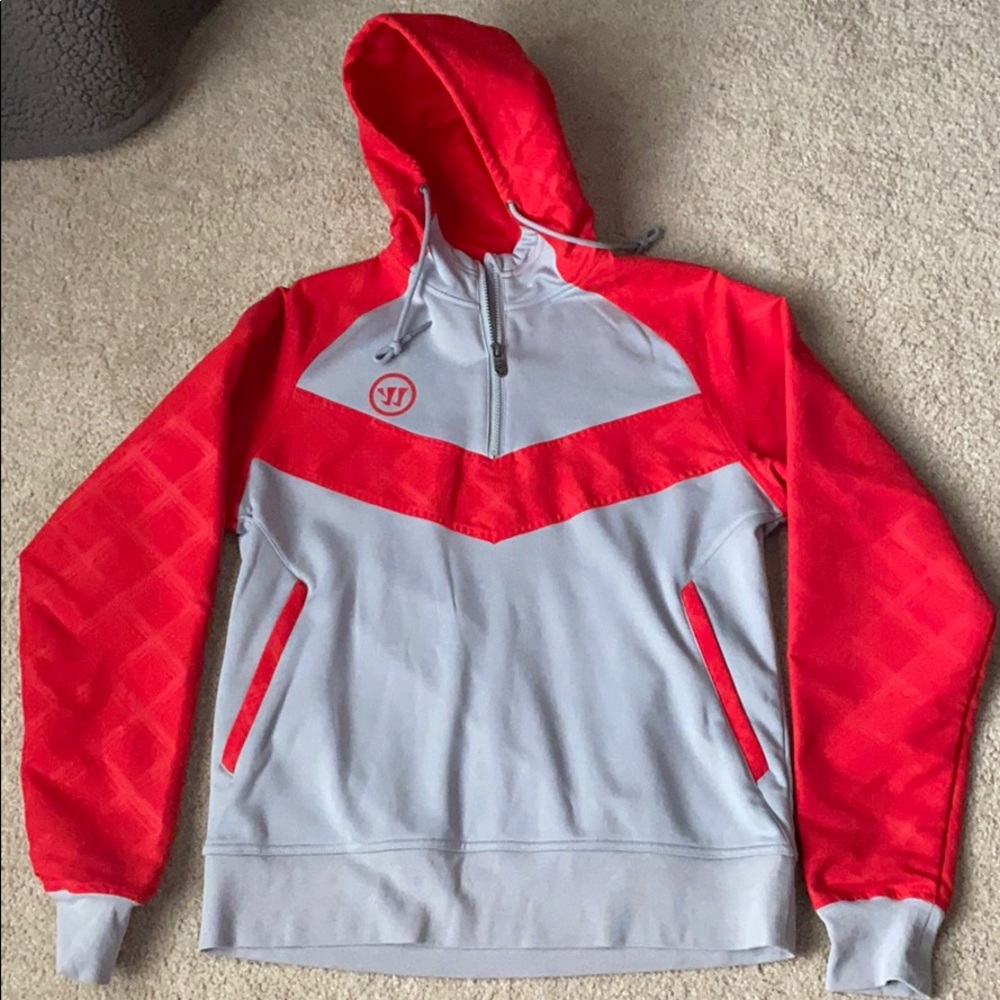 Red and grey Warrior sweatshirt
